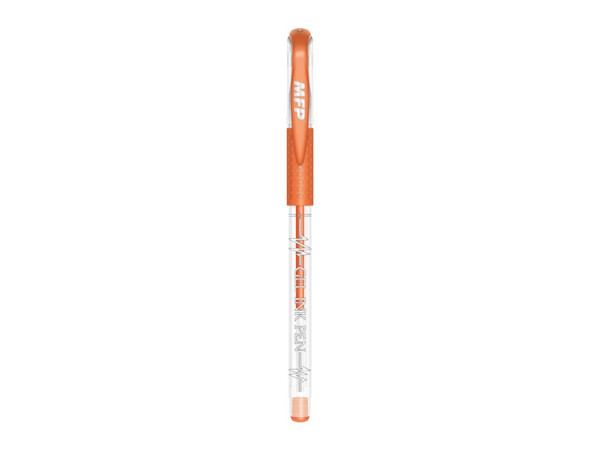 Gelové pero kus NEON - orange, oranžová