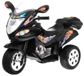 Mamido Dětská elektrická motorka skútr černý 1188