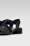 Sandály Go Soft WI23-LUCY-01 Přírodní kůže (useň) - Nubuk,Přírodní kůže (useň)/-Leštěná,Látka/-Látka