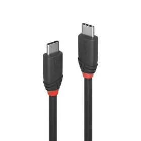 Lindy Black Line černá / USB kabel / USB-C - USB-C / 1,5 m / 20 Gbit/s / PD 60W (36907)