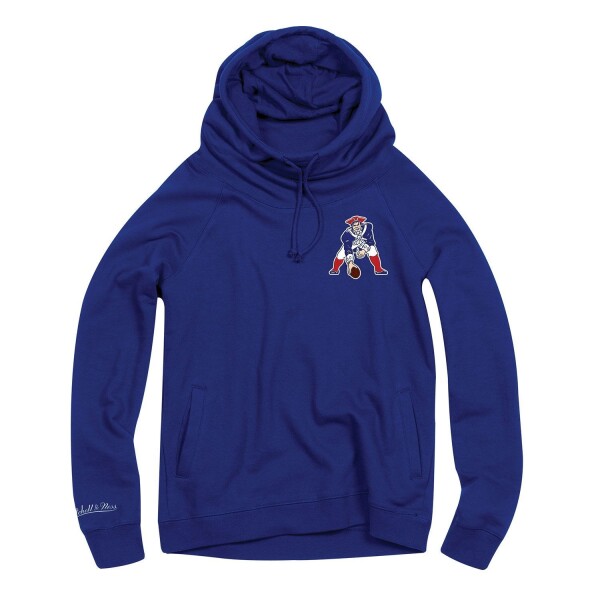 Mitchell & Ness Dámská mikina New England Patriots NFL Funnel Neck Hoodie Velikost: XS