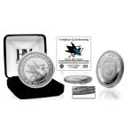 Mince San Jose Sharks NHL Team Silver
