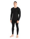 Pánské spodky ICEBREAKER Mens 260 Tech Leggings w Fly, Black velikost: XXL
