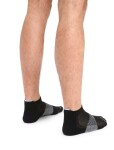 Pánské merino ponožky ICEBREAKER Mens Multisport Light Micro, Black/Snow/Metro Heather velikost: 42-44 (M)