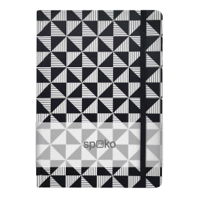 Zápisník linkovaný A5 Spoko, 75g, 96 str.- Linear I (mozaika)
