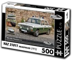 RETRO-AUTA Puzzle č. 73 VAZ 21011 Volkspolizei (1975)