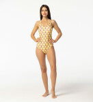 Open Back Swimsuit Yellow model 18094254 Aloha From Deer