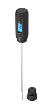 Xavax digitální teploměr pro jídla/nápoje, uzávěr na lahev, černý