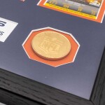 Obraz Denver Broncos NFL 3-Time Super Bowl Champions Tickets Bronze Coins