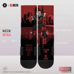 Pánské ponožky San Francisco 49ers NFL Nick Bosa Strideline Premium NFLPA Crew