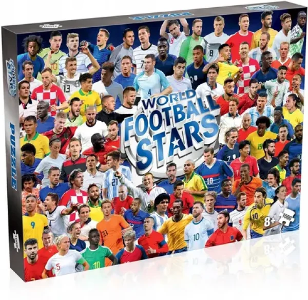 WINNING MOVES Puzzle World Football Stars
