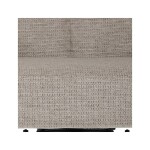 Židle jídelní, taštičkové pružiny v sedáku, 180° otočný mechanismus, lanýžová voděodolná látka, černý kov