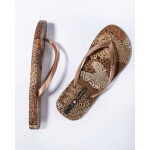 Dámské žabky Animal W 83617AY384 Hnědá s béžovou vzor - Ipanema hnědá-béžová 40