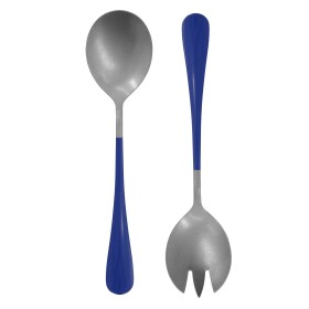 Nicolas Vahé Salátový příbor Serv Blue, modrá barva, kov