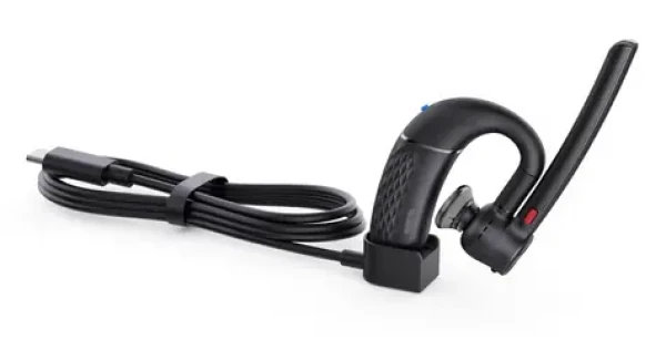 Yealink BH71Lite černá / Bezdrátová mono sluchátka s mikrofonem / Bluetooth 5.3 / výdrž 10 h / 18 g (BH71Lite)