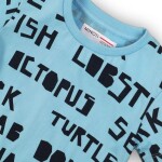 Tričko chlapecké s krátkým rukávem, Minoti, TB TSHIRT 1, modrá - 68/80 | 6-12m