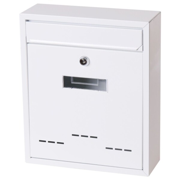 Poštovní schránka bílá, 260x90x310mm, RADIM M.