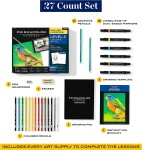 Prismacolor, ?2154318, Prismacolor Technique, level 2, Animal Drawing Set, 27 ks