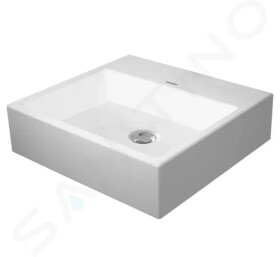 DURAVIT - Vero Air Umyvadlová mísa 500x470 mm, bez přepadu, bez otvoru pro baterii, bílá 2352500070