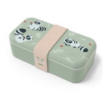 Monbento Svačinový box Monbento Foodie Green Raccoon 500 ml, zelená barva, plast