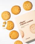 Vilgain Cookies BIO – kokos 135 g (4 x 2 sušenky)