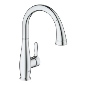 GROHE - Parkfield Dřezová baterie s výsuvnou sprškou, chrom 30215001