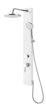 AQUALINE - FIGA sprchový panel 125x1050, bílá SL230