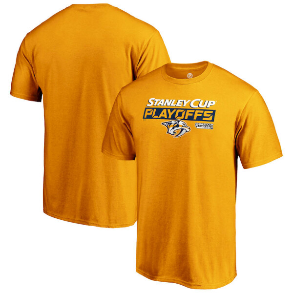 Fanatics Pánské Tričko Nashville Predators 2019 Stanley Cup Playoffs Bound Body Checking Velikost: