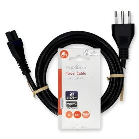 Nedis Napájecí kabel IEC-320-C5 Itálie zástrčka černá / Napájecí kabel / Přímý konektor / 2 m (CEGL11320BK20)