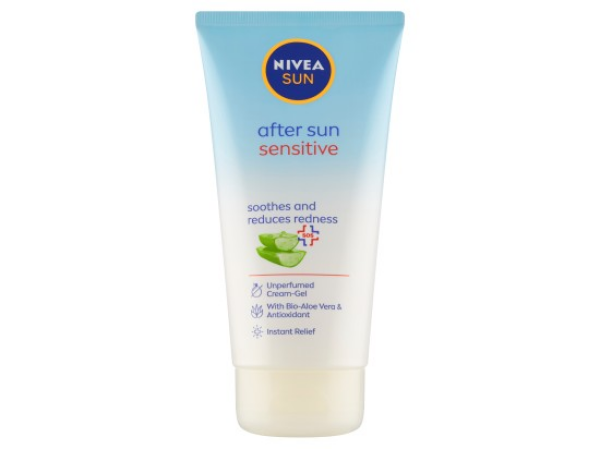 Nivea After Sun Sensitive Zklidňující krémový gel po opalování 175 ml