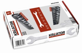 KREATOR KRT500002 - Sada oboustranných otevřených klíčů 6-22mm - 8ks