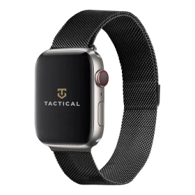 Tactical 351 Loop Magnetický Kovový Řemínek pro Apple Watch 4 (44mm) černá (8596311069321)