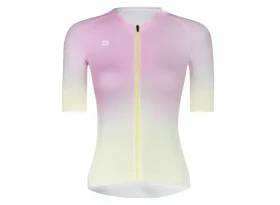 Force Stain dámský dres krátký rukáv žlutá/růžová vel. XL
