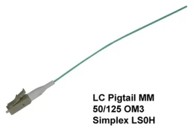 OEM Optický pigtail LC 50/125 OM3 / Optický pigtail / 2 m / 0,9 mm (2128)