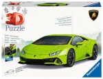 Puzzle 3D Lamborghini Huracán Evo zelené 108