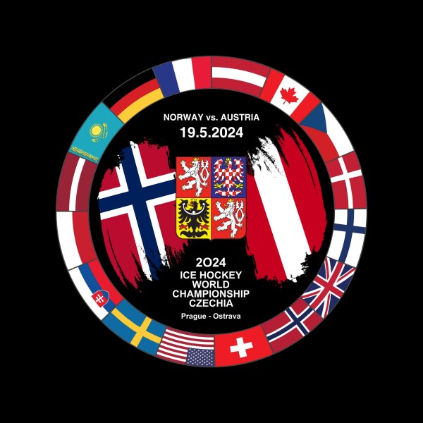 Puk Ice Hockey World Championship Czechia MS 2024 Dueling 19.5.2024 Norway vs. Austria