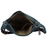 Módní dámská koženková crossbody kabelka Coveri Kisha, modrá