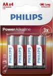 Philips baterie AA Power Alkaline - 4ks (LR6P4B/10)