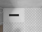 MEXEN/S - Toro obdélníková sprchová vanička SMC 110 x 90, bílá, mřížka černá 43109011-B