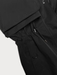 Tenká černá dámská bunda parka s kapucí BH Forever (BH-2403) odstíny černé L (40)