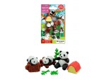 Iwako Gumy set - Panda Family (9 ks)