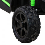 Mamido Dětské elektrické autíčko Buggy UTV Strong 24V nafukovací kola zelené