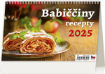 Stolní kalendář 2025 Babiččiny recepty