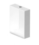 DURAVIT - Viu Splachovací nádržka, přívod vlevo dole, DualFlush, bílá 0942000085