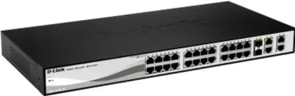 D-Link DGS-1210-28P Gigabit PoE Smart Switch 24x Gigabit RJ45 4x Gigabit SFP DGS-1210-28P