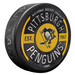Mustang Puk Pittsburgh Penguins NHL Gear Puck Design Trimflexx