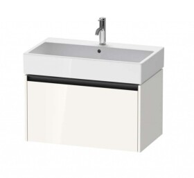 DURAVIT - Ketho.2 Umyvadlová skříňka 44x78x46 cm, 1 zásuvka, lesklá bílá K25077022220000