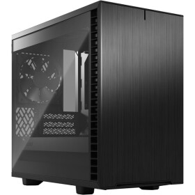 Fractal Design Define 7 Nano TG Light Tint černá / Mini-ITX / 2xUSB-A2.0 / 2xUSB-A 3.2 / 1xUSB-C 3.2 / průhledná bočnice (FD-C-DEF7N-02)