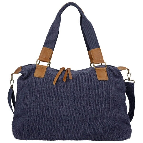 Stylová textilní kabelka na rameno Sofie, tmavě modrá
