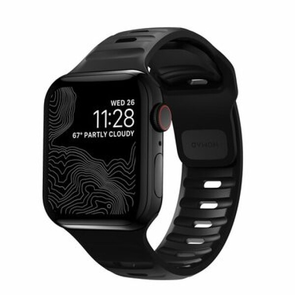 Nomad Sport Strap (M-L) řemínek pro Apple Watch 45 44 42 mm černá (NM1AM10000)